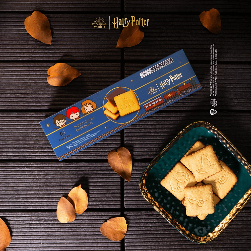 Biscoito ao Leite Harry Potter 100g, , large. image number 1