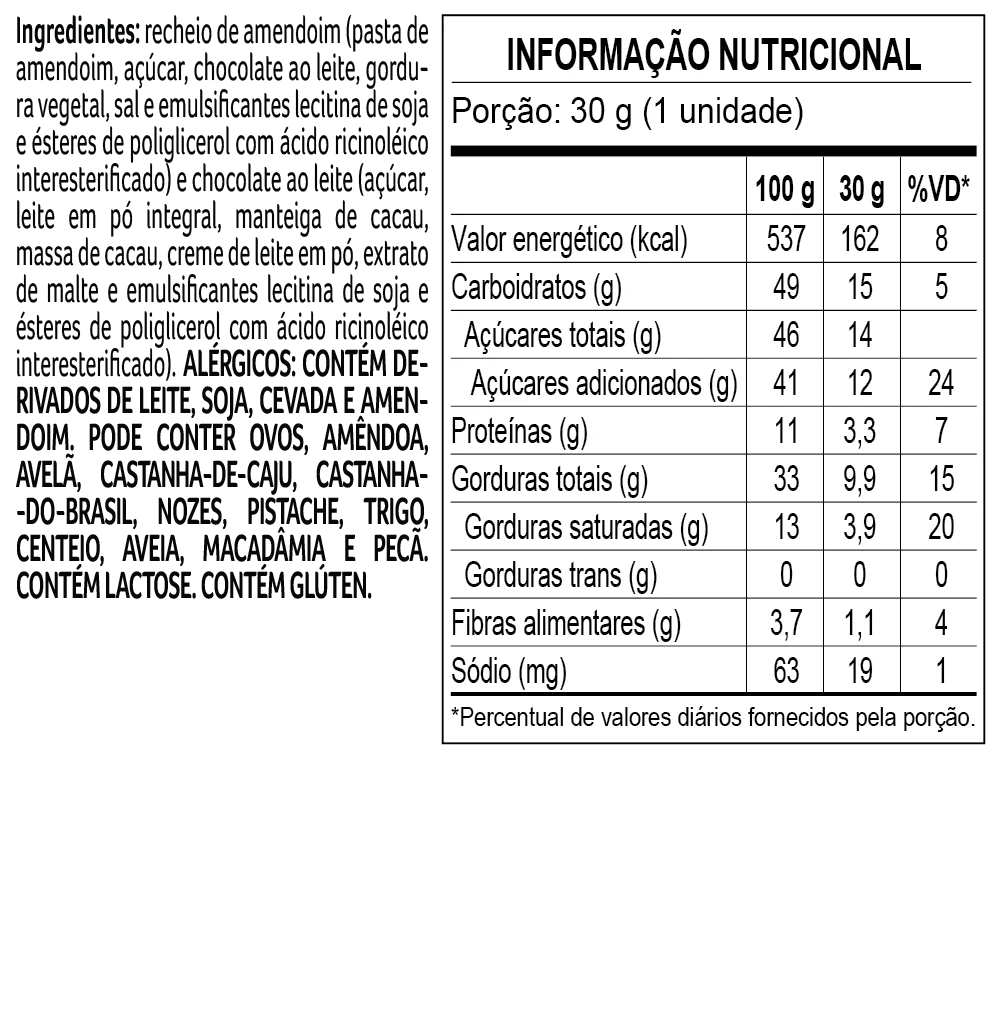 Trufa ao Leite de Pa&ccedil;oca 30g, , large. image number 1