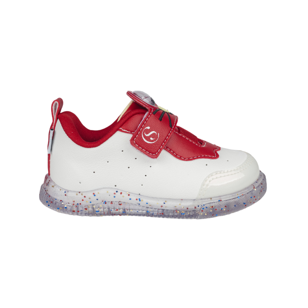 T&ecirc;nis Infantil Pampili Chocomonstros Fil&oacute; Branco, , large. image number 1