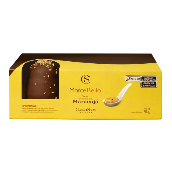 Marshmallow MonteBello Mousse de Maracuj&aacute; 90g
