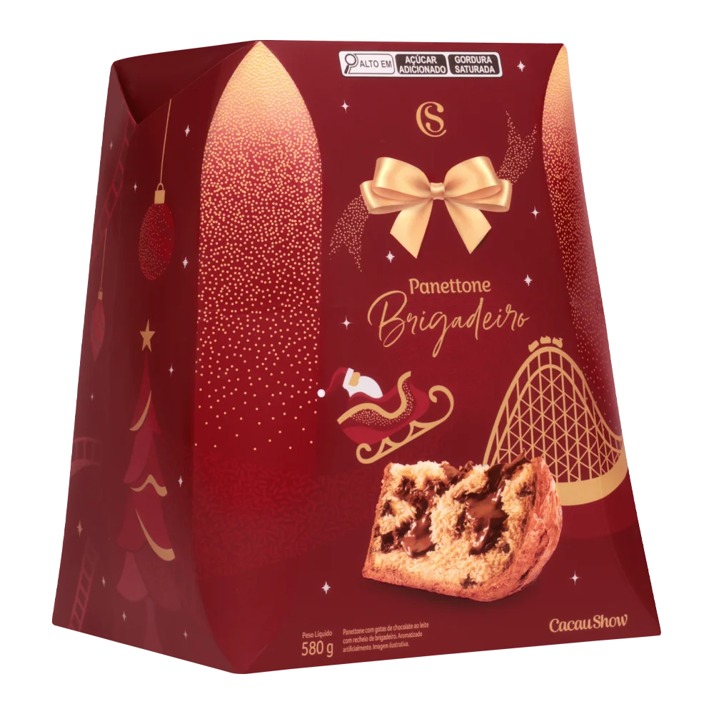 Panetone com Recheio de Brigadeiro 580g, , large. image number 1