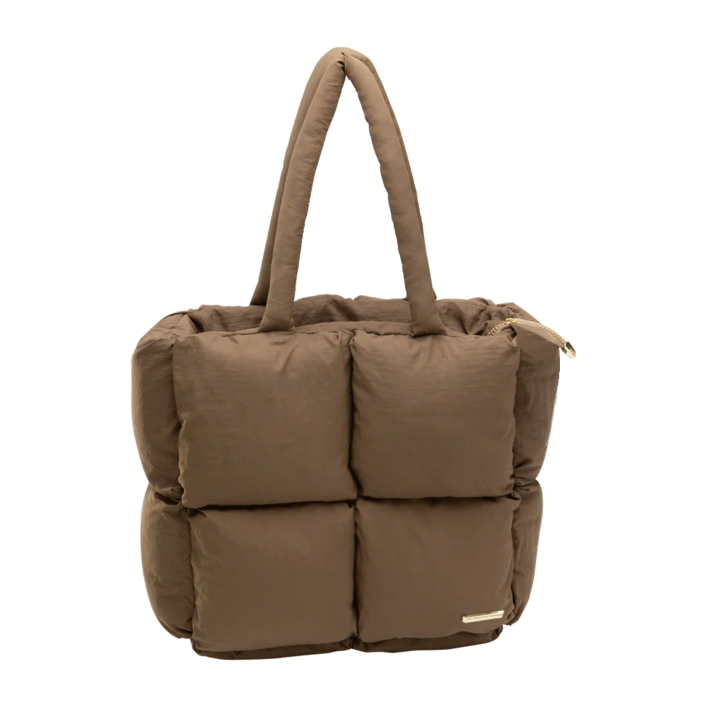 Bolsa Puffer Marrom Cacau Show, , large. image number 0