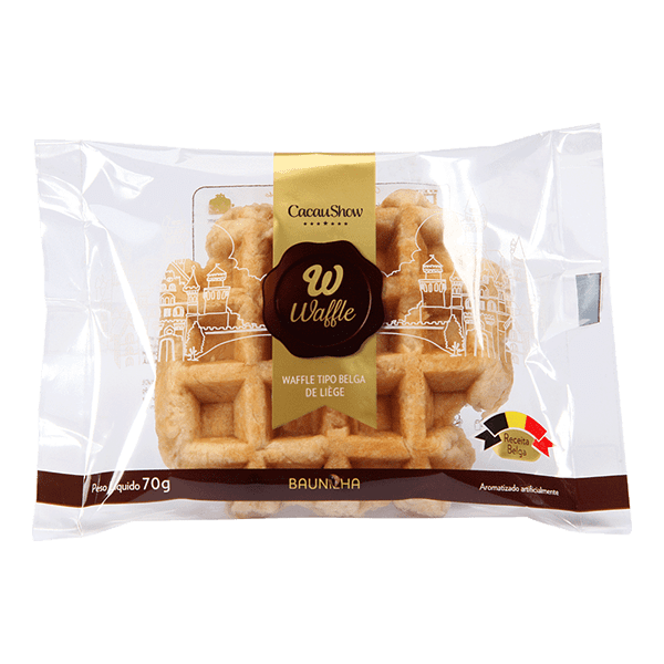 Waffle Belga Baunilha 70g