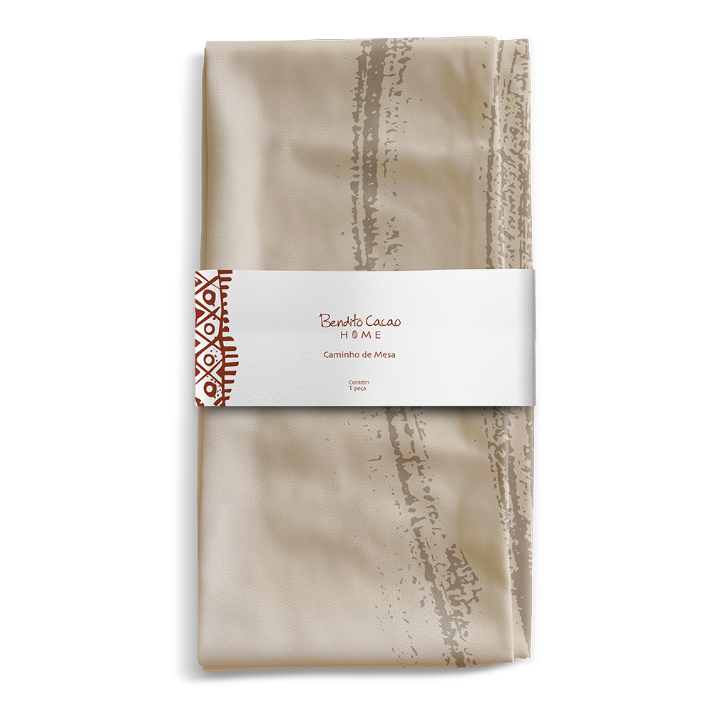 Caminho de Mesa Off White Bendito Cacao, , large. image number 0