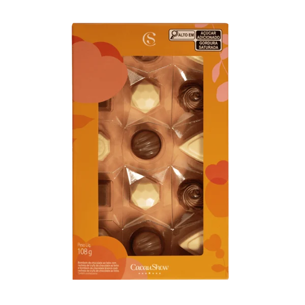 Caixa de Bombons Mini Show Sortido Amor 108g