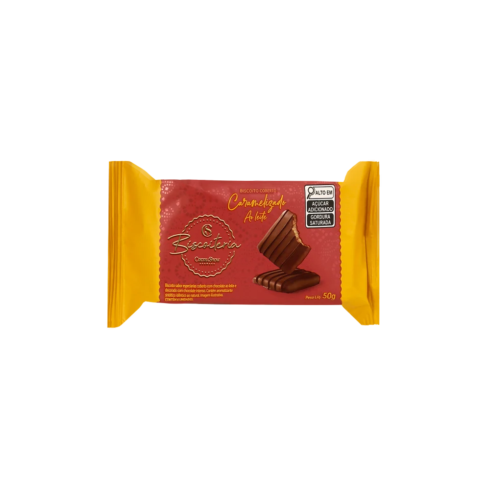 Biscoito Caramelizado ao Leite 50g, , large. image number 0