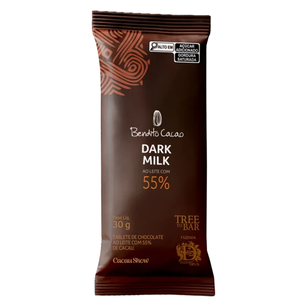 Tablete de Chocolate Bendito Cacao Dark Milk 30g