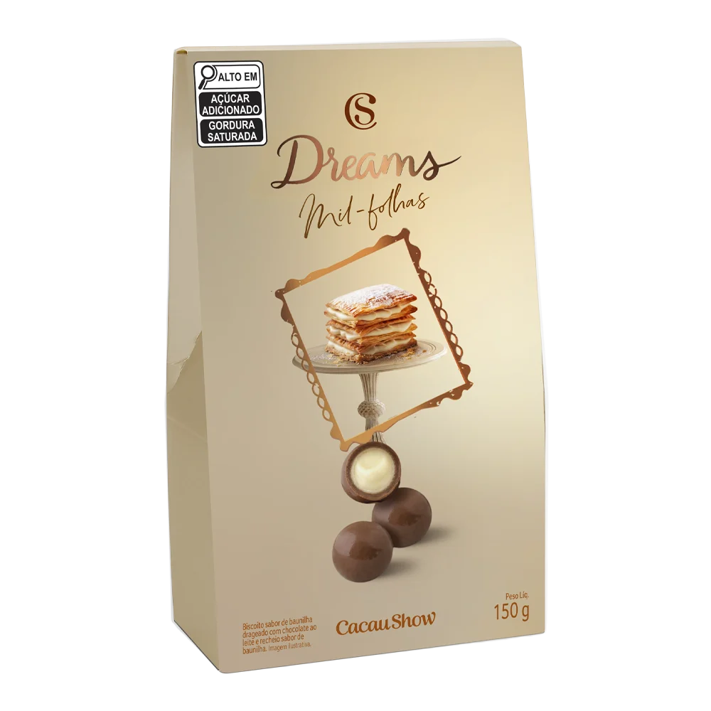 Drageado Dreams Mil-Folhas 150g, , large. image number 0