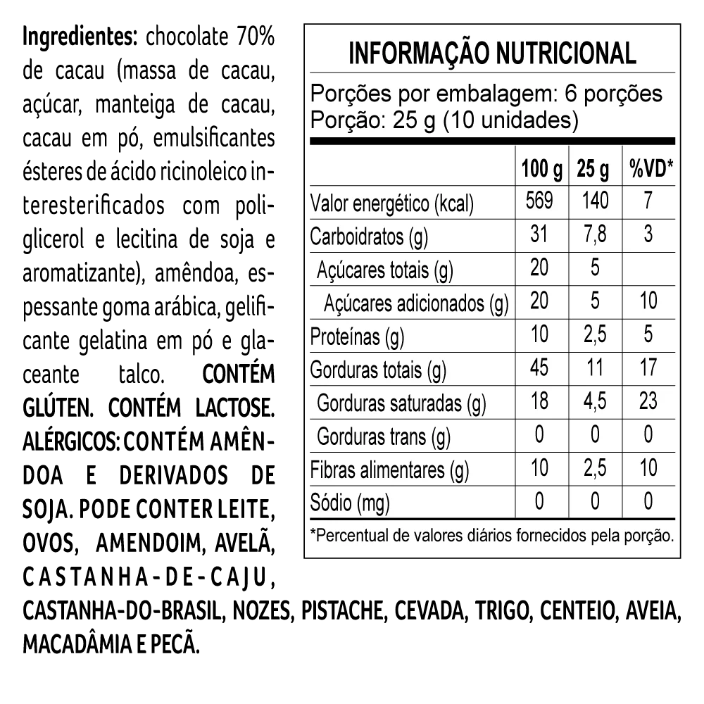 Drageado Bendito Cacao de Am&ecirc;ndoa 150g, , large. image number 1