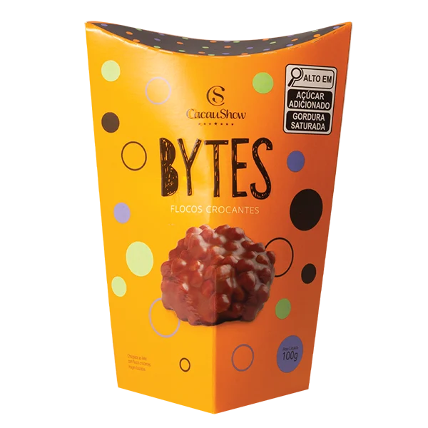 Flocos Crocantes Bytes ao Leite 100g