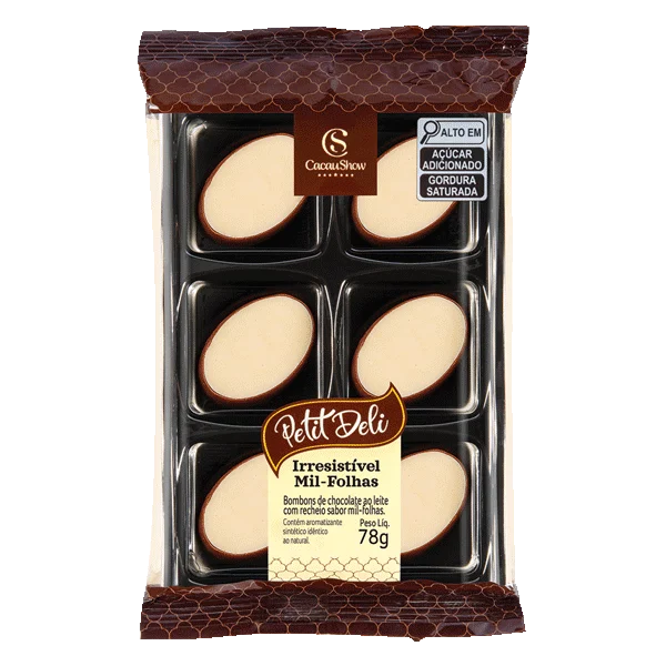 Bombons Petit Deli Mil-Folhas 78g