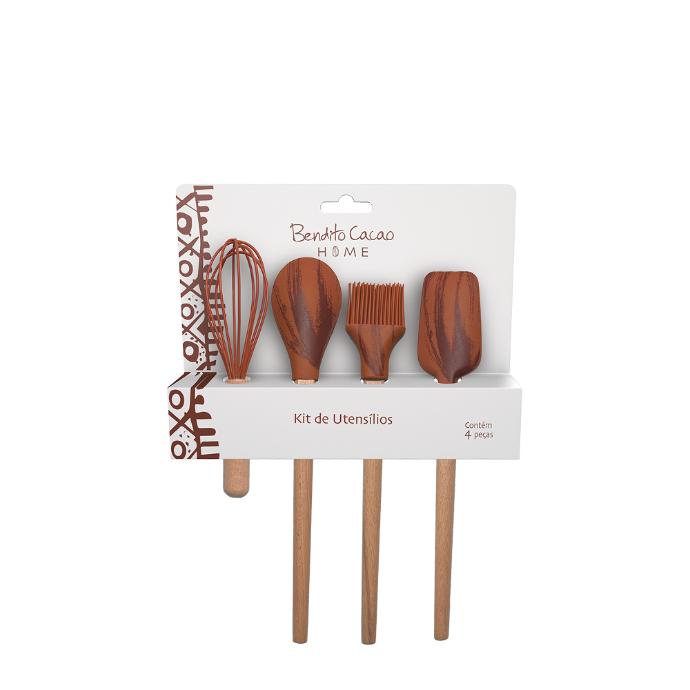 Kit Utens&iacute;lios Terracota Bendito Cacao, , large. image number 0