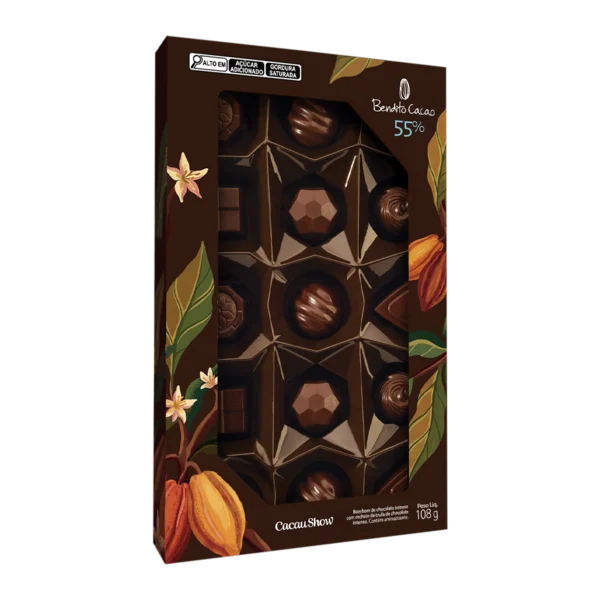Caixa de Bombons Mini Show Bendito Cacao 108g
