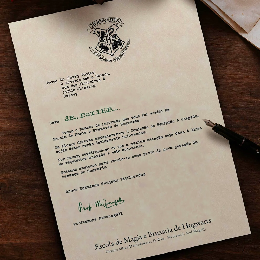 Caixa Carta de Hogwarts com Tabletes 100g, , large. image number 1