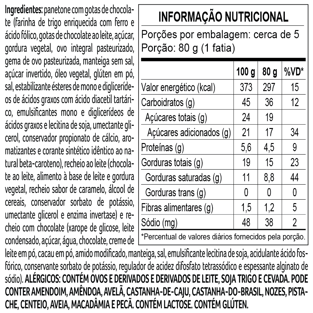 Panetone de Chocolate ao Leite 420g, , large. image number 2