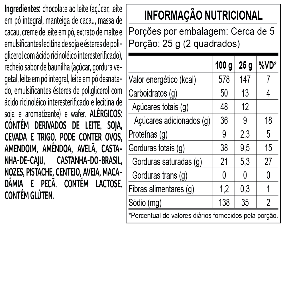 Tablete Dreams Mil-Folhas 130g, , large. image number 1