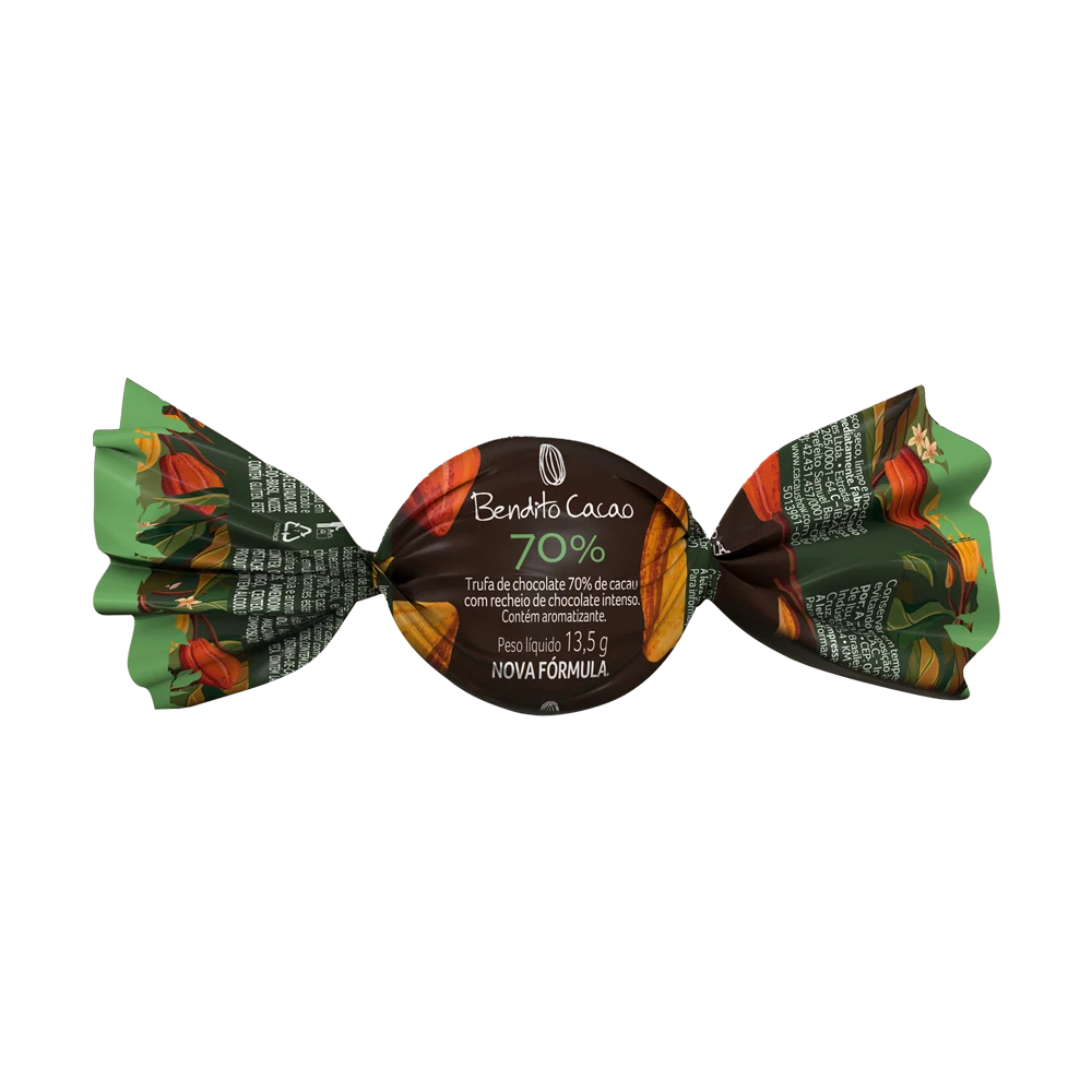 Trufa Bendito Cacao de Chocolate 70% 13,5g, , large. image number 0