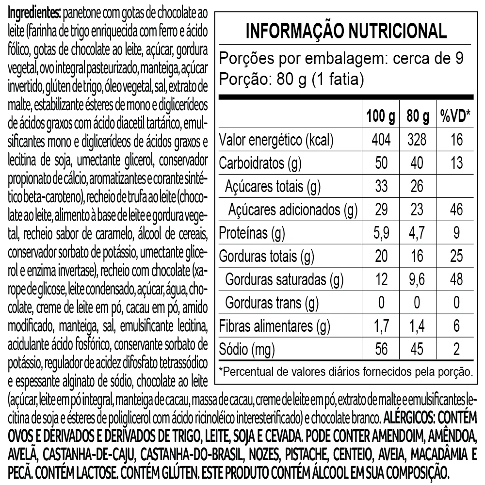Panetone Dreams Trufado com Gotas ao Leite 750g, , large. image number 1