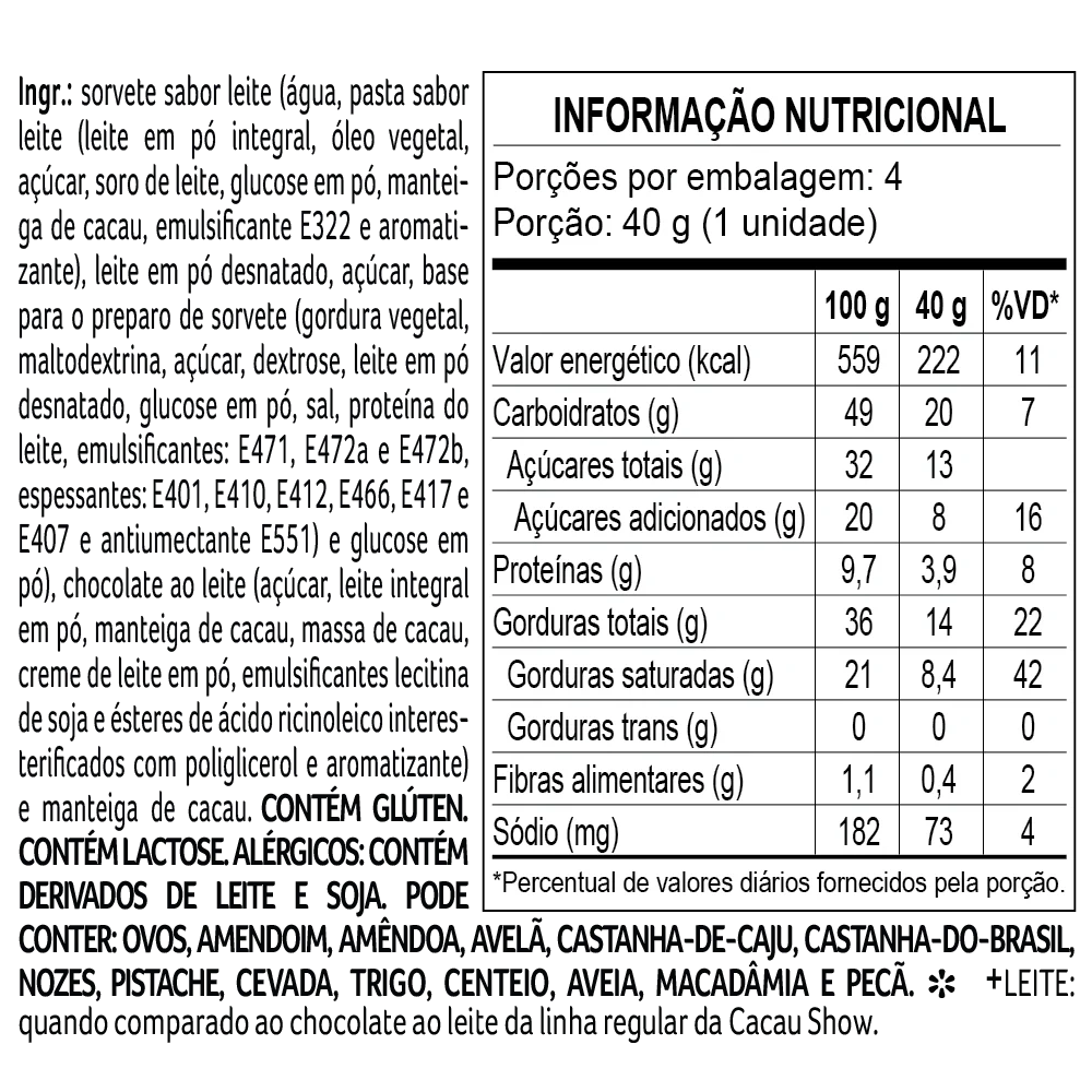 Sorvete laCreme Kids 160g, , large. image number 1