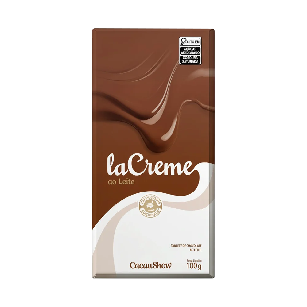 Tablete laCreme de Chocolate ao Leite 100g, , large. image number 0