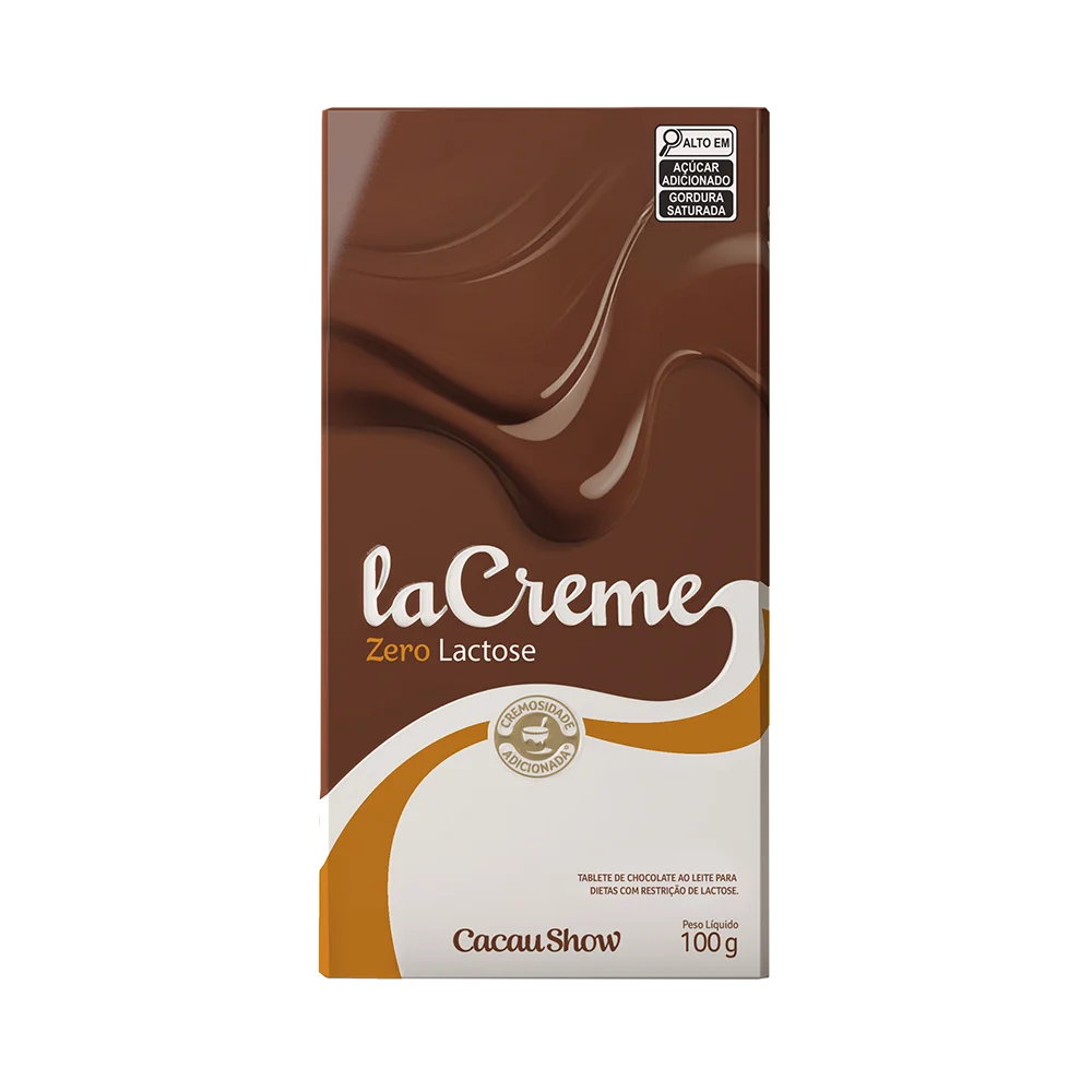 Tablete laCreme de Chocolate Zero Lactose 100g, , large. image number 0