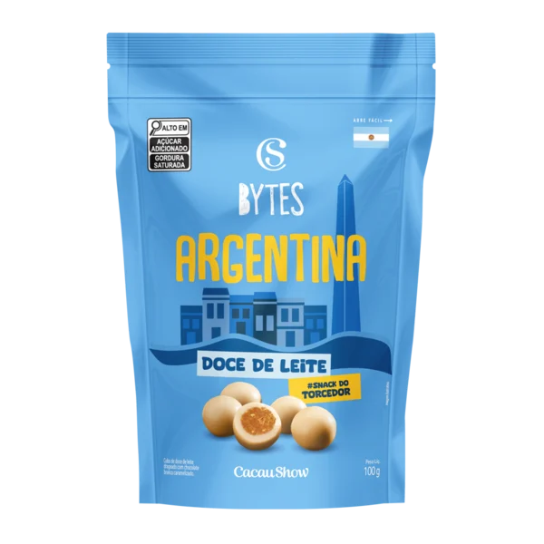 Drageado Bytes Doce de Leite Argentina 100g