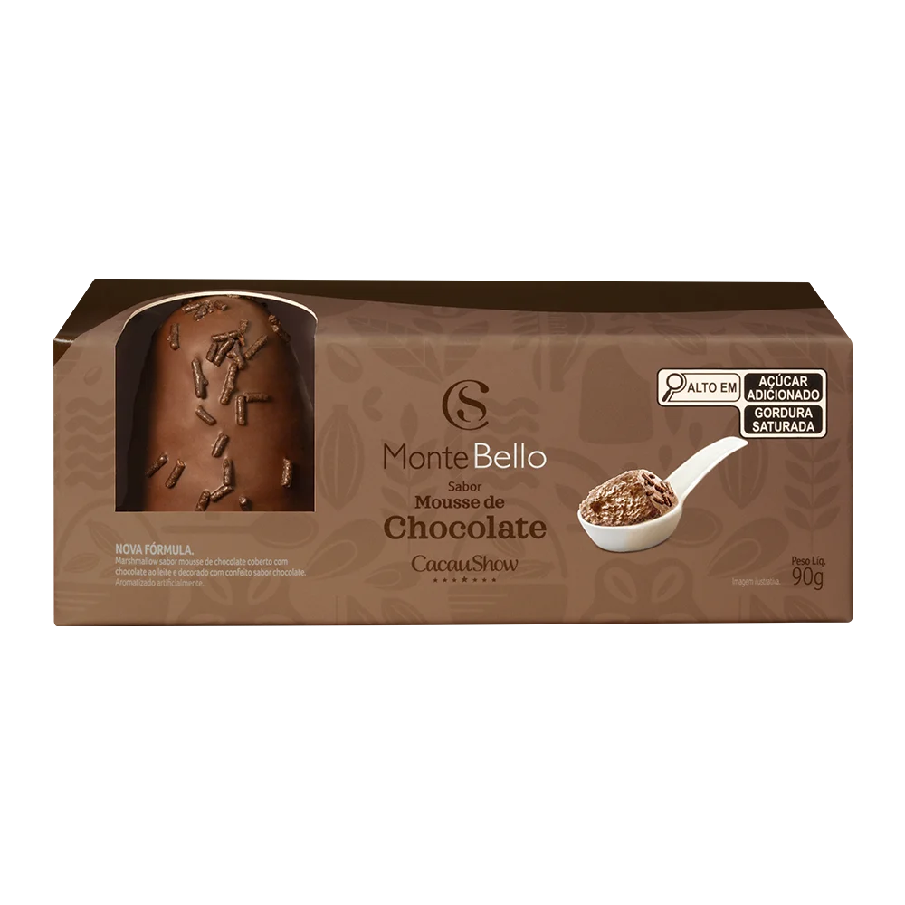 Marshmallow MonteBello Mousse de Chocolate 90g, , large. image number 0