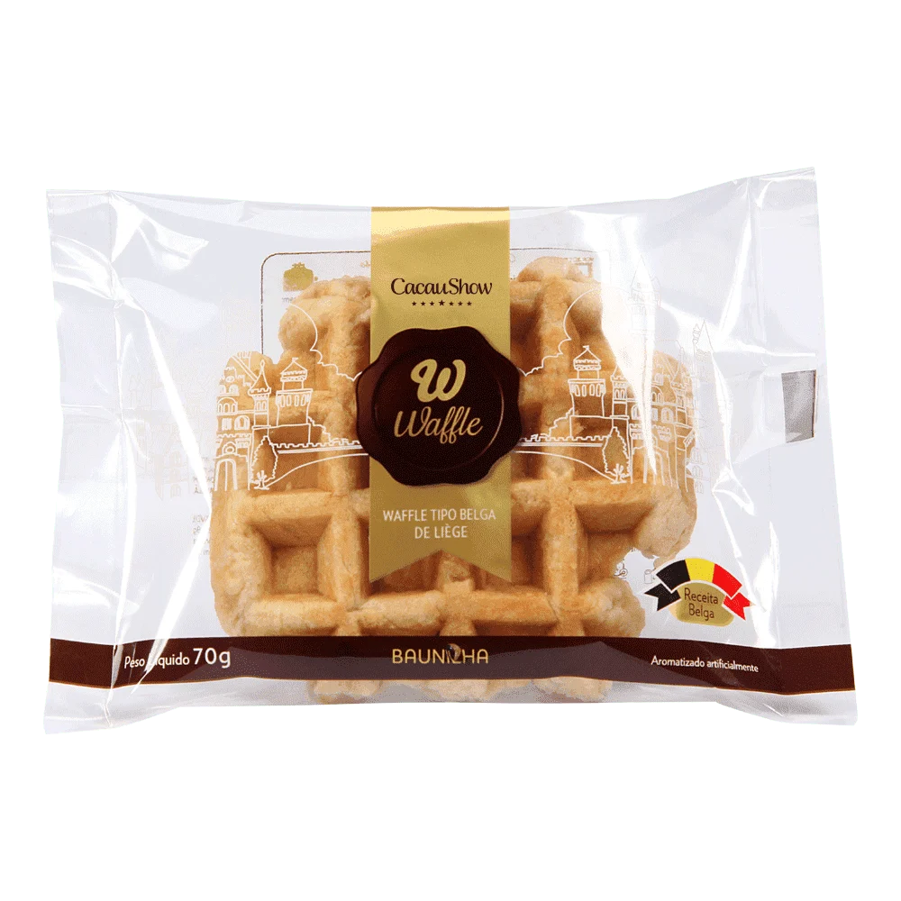 Waffle Belga Baunilha 70g, , large. image number 0