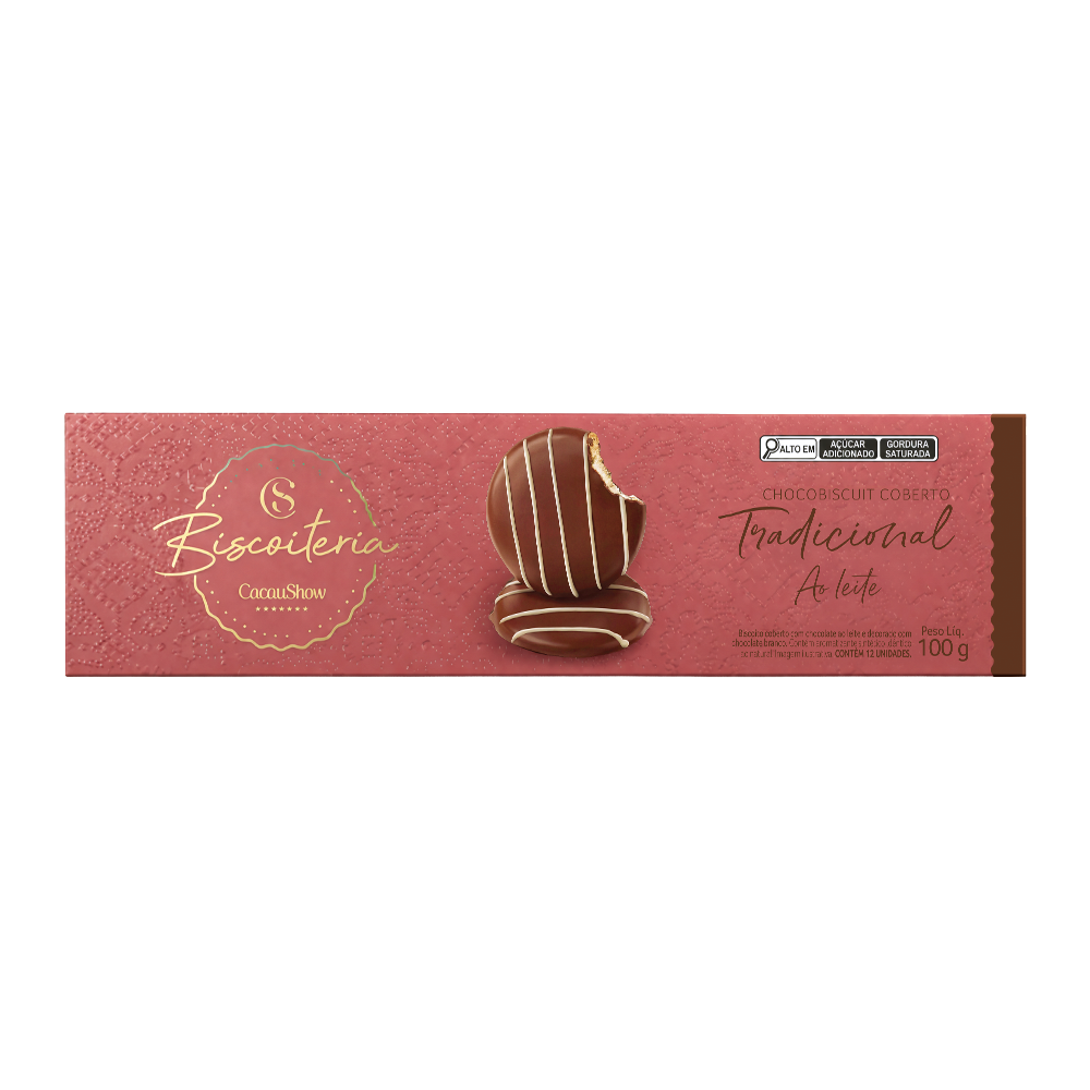 Biscoito Tradicional ao Leite 100g, , large. image number 0