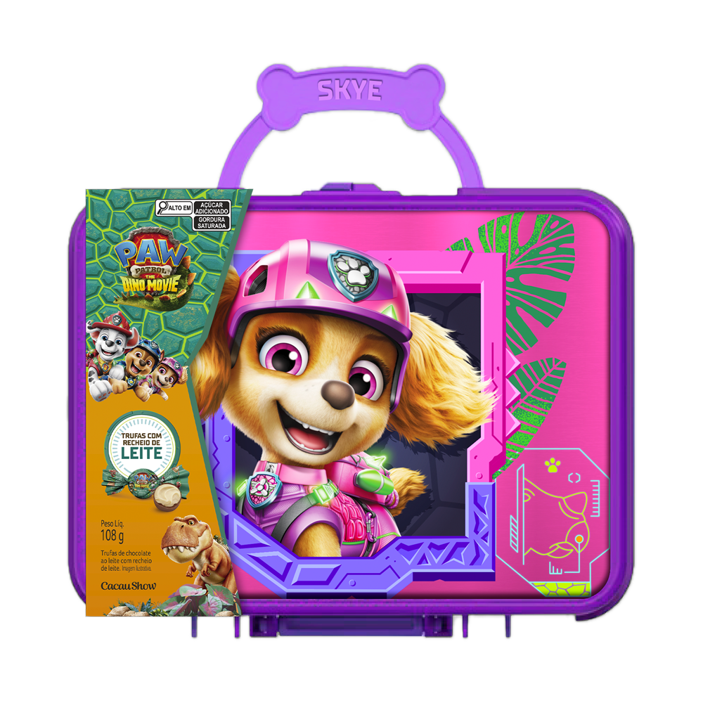 Maleta Patrulha Canina Skye com Trufas 108g, , large. image number 0