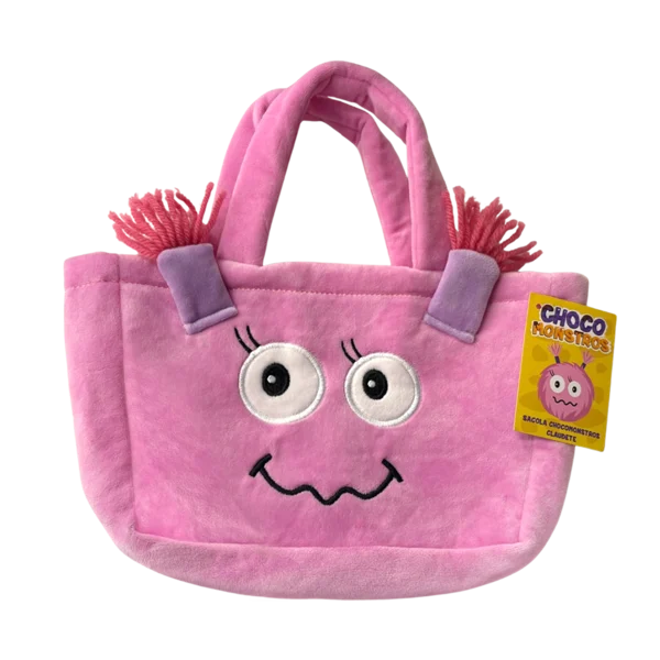 Bolsa de Veludo Claudete Chocomonstros