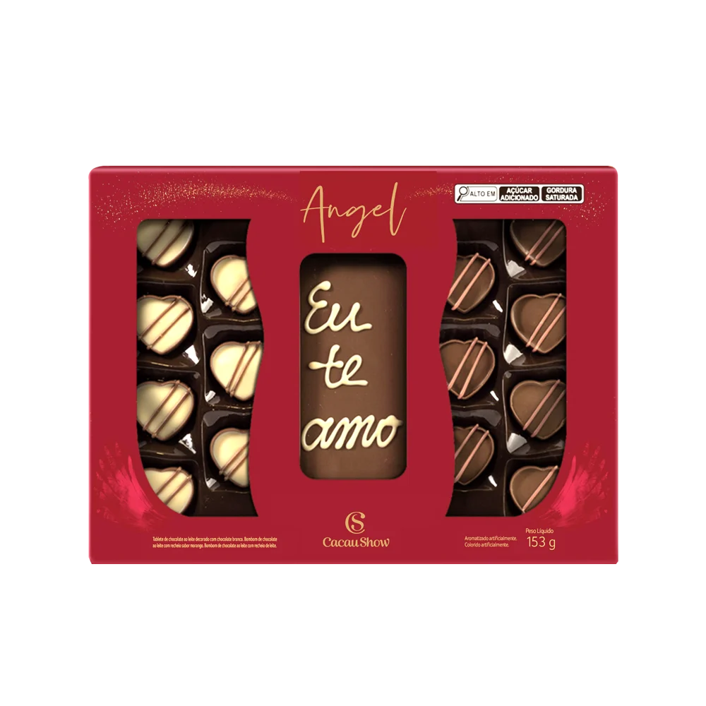 Caixa Artesanal de Bombons Del&iacute;cias de Amor 153g, , large. image number 0
