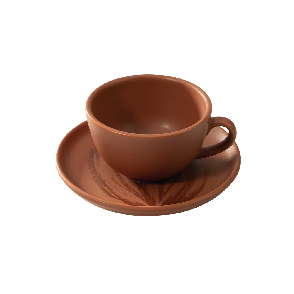 X&iacute;cara com Pires Terracota Bendito Cacao 200ml, , large. image number 0