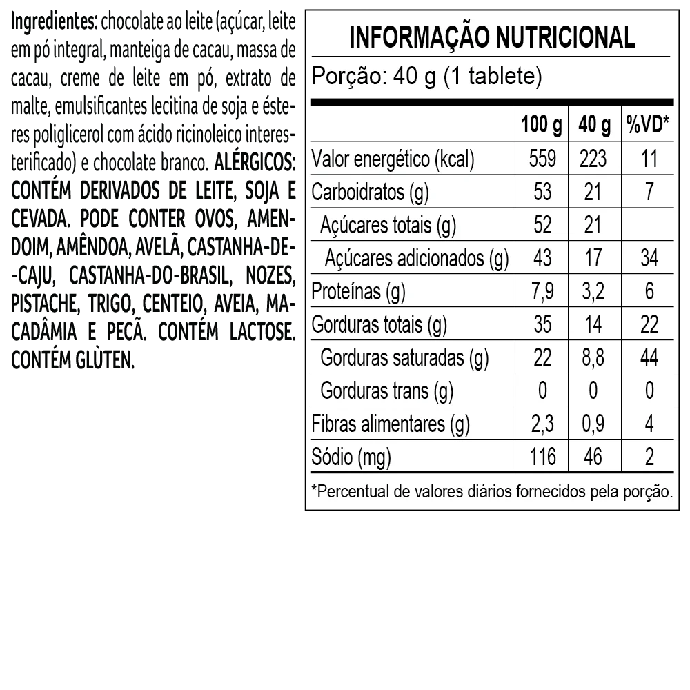 Tablete ao Leite Chocoarte Te Amo 40g, , large. image number 1