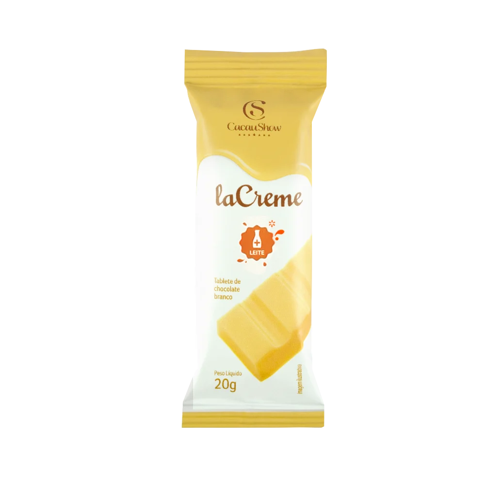 Tablete laCreme de Chocolate Branco 20g, , large. image number 0