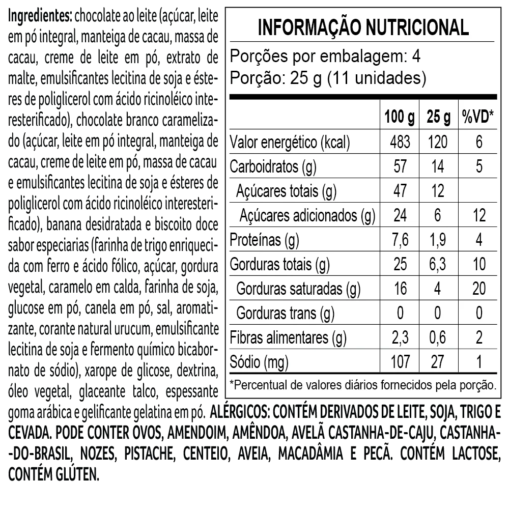 Drageado Bytes de Banoffe Inglaterra 100g, , large. image number 1