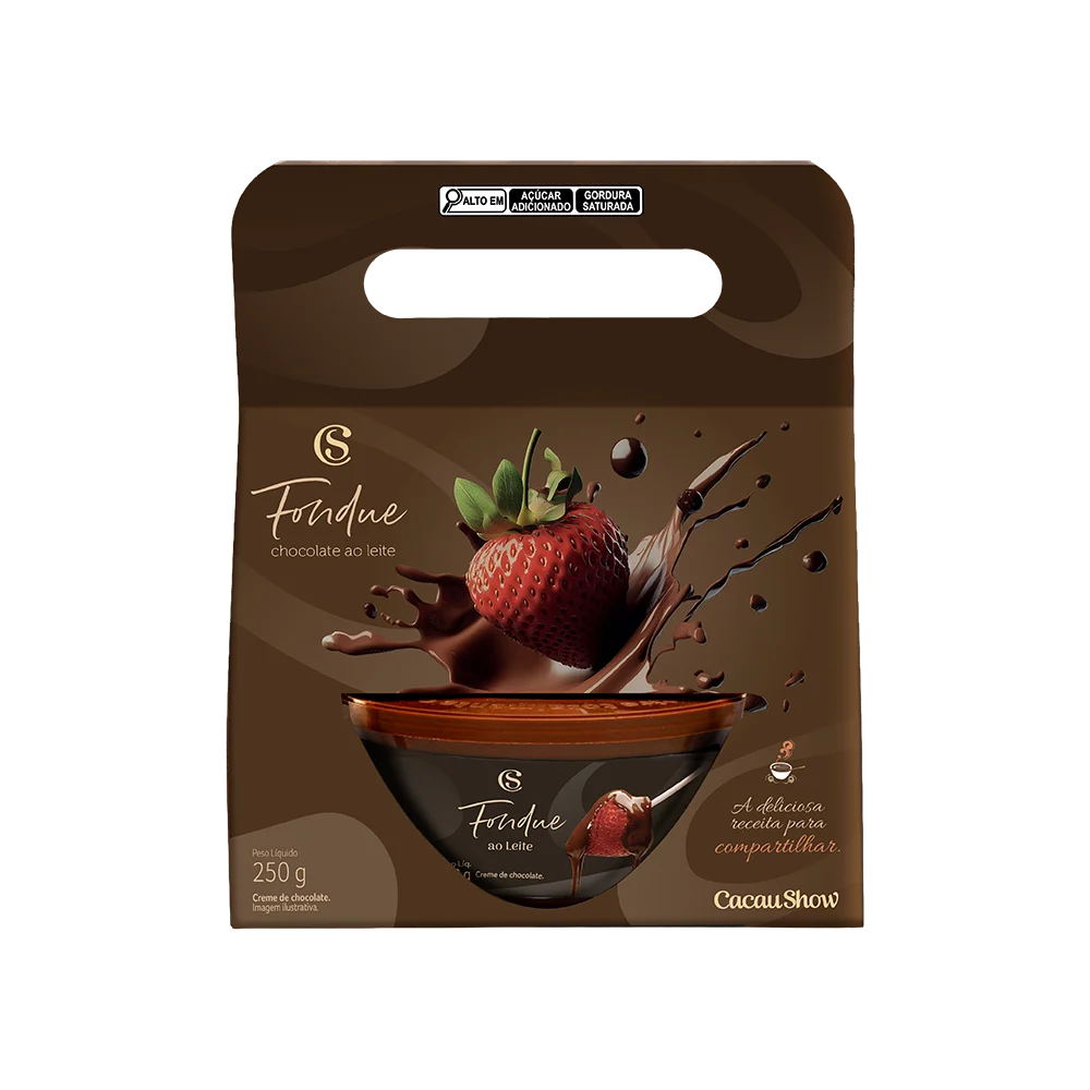 Fondue de Chocolate ao Leite Cacau Show 250g, , large. image number 0