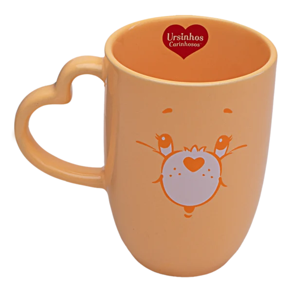 Caneca Ursinhos Carinhosos Sol Amarela 350ml