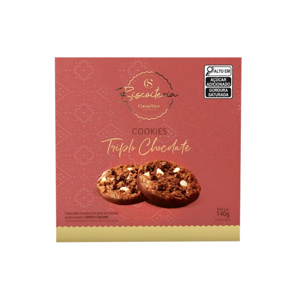 Cookies 3 Chocolates Sortidos 140g