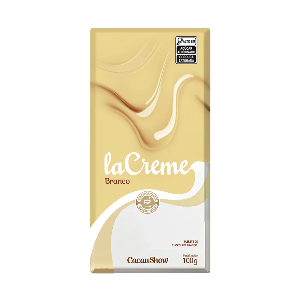 Tablete laCreme de Chocolate Branco 100g, , large. image number 0