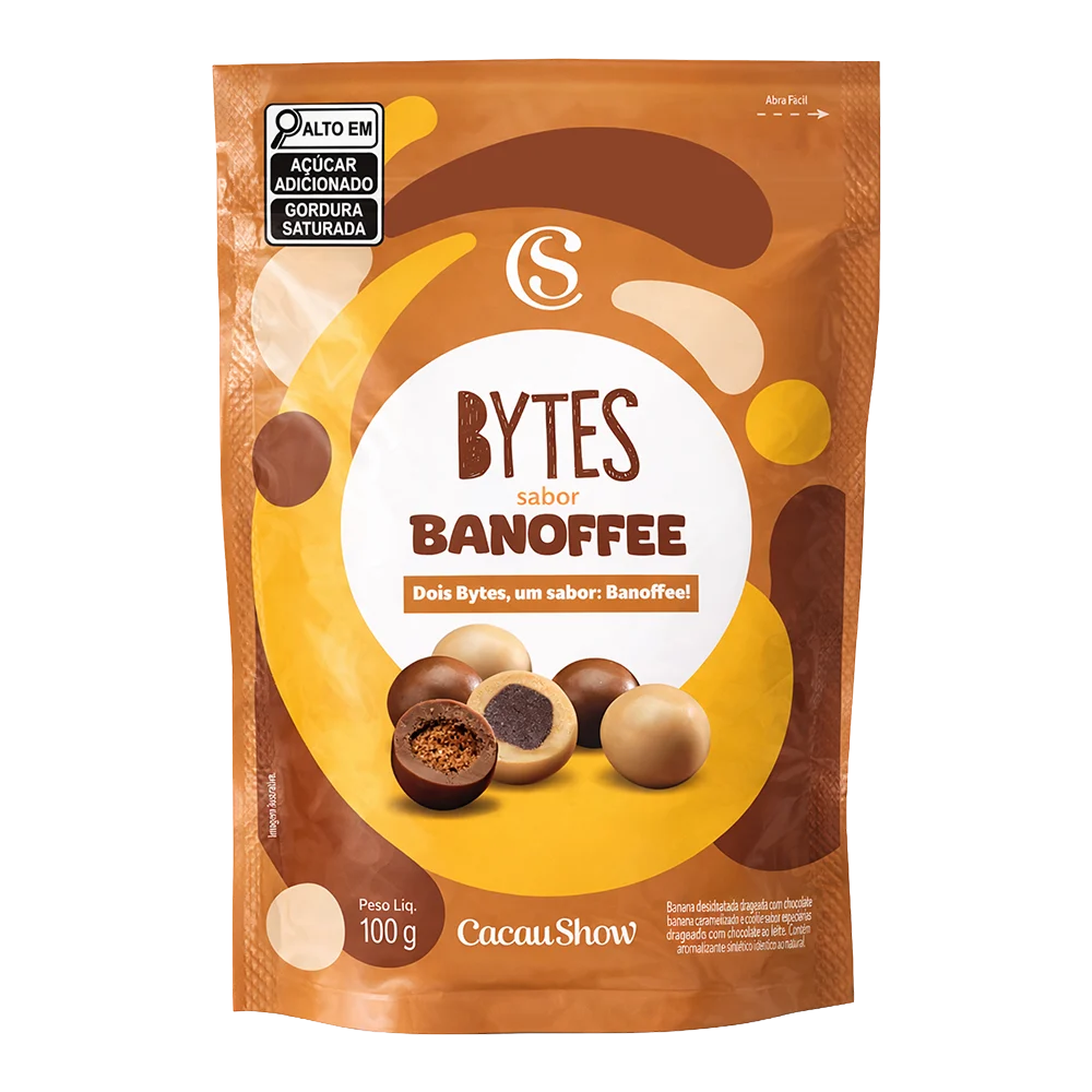 Drageado Bytes de Banoffee 100g, , large. image number 0