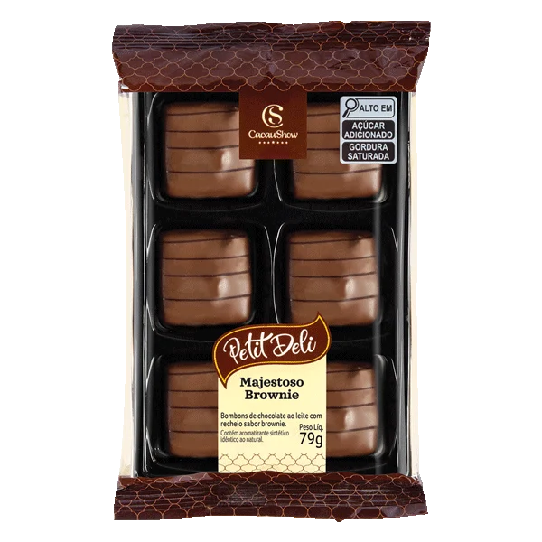 Bombons Petit Deli Brownie 79g