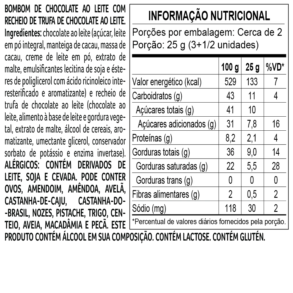 Caixa de Bombons Mini Show laCreme Sortido 108g, , large. image number 1