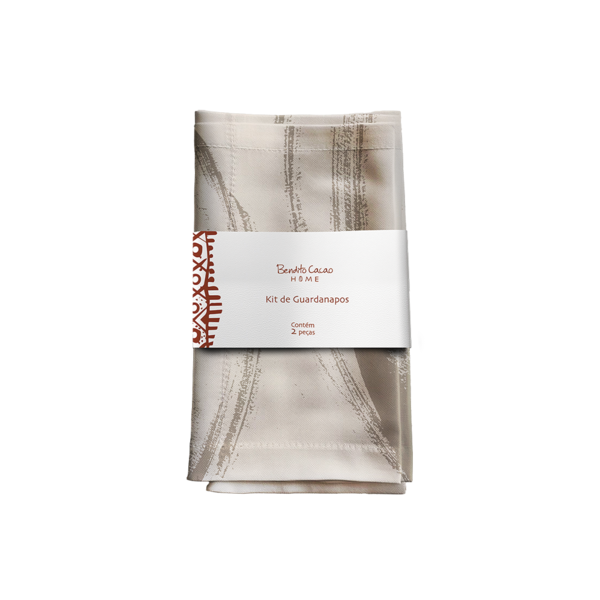 Kit 2 Guardanapos Off White Bendito Cacao